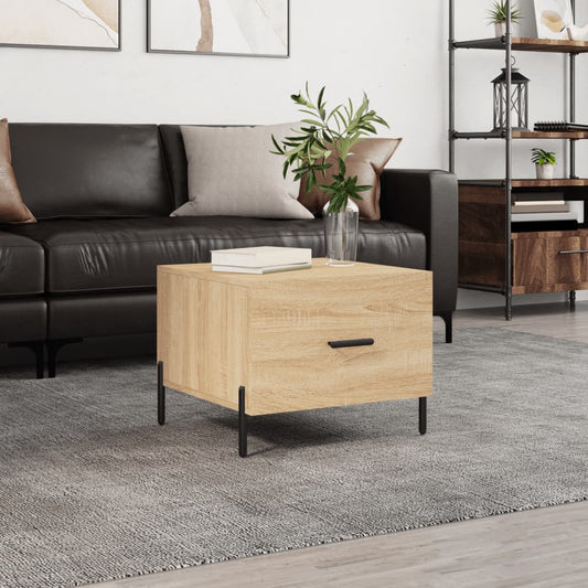 Tavolino da Salotto Rovere Sonoma 50x50x40 cm Legno Multistrato | homemem39
