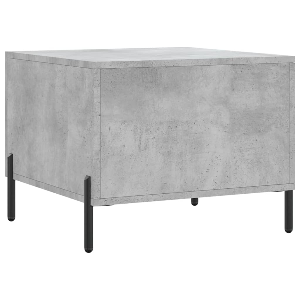 Tavolino Salotto Grigio Cemento 50x50x40 cm Legno Multistrato | homemem39