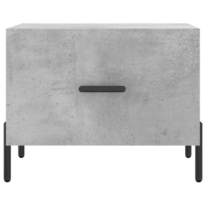 Tavolini Salotto 2pz Grigio Cemento 50x50x40 Legno Multistrato | homemem39