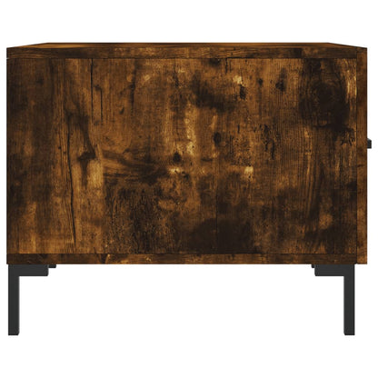 Tavolino da Salotto Rovere Fumo 50x50x40 cm Legno Multistrato | homemem39
