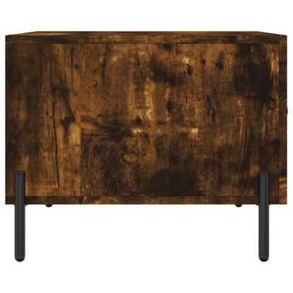 Tavolini Salotto 2 pz Rovere Fumo 50x50x40cm Legno Multistrato | homemem39