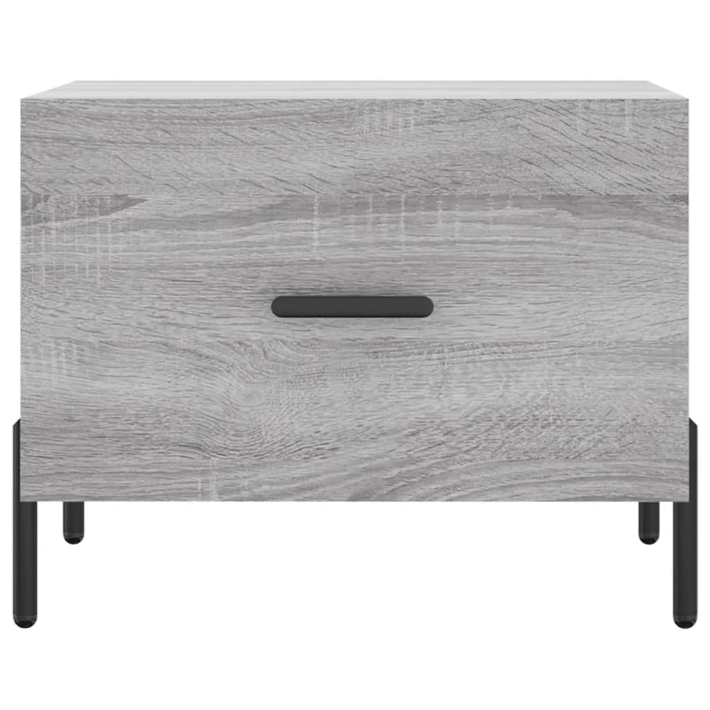 Tavolino da Salotto Grigio Sonoma 50x50x40 cm Legno Multistrato | homemem39