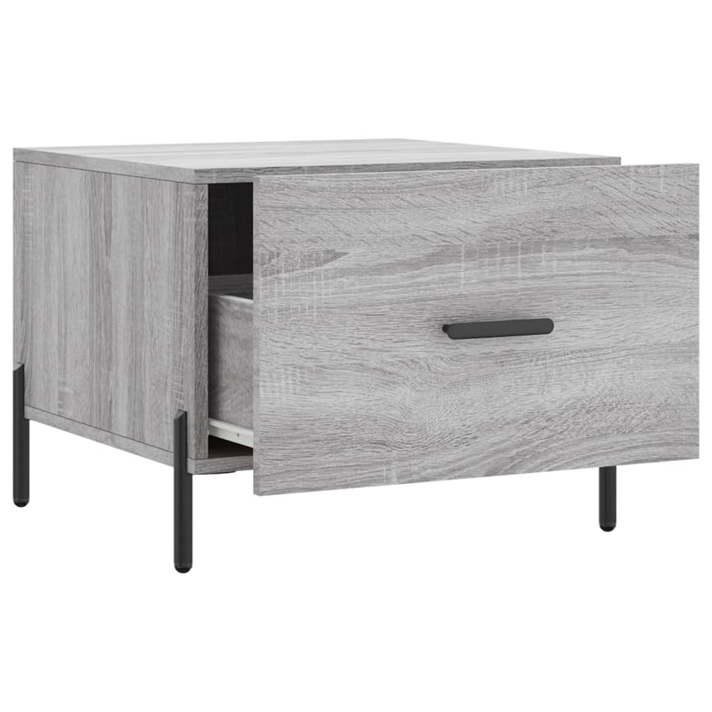 Tavolino da Salotto Grigio Sonoma 50x50x40 cm Legno Multistrato | homemem39