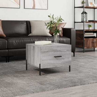 Tavolino da Salotto Grigio Sonoma 50x50x40 cm Legno Multistrato | homemem39