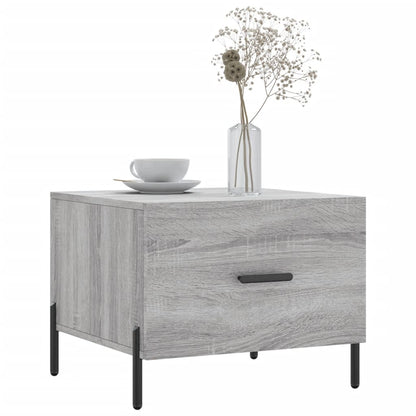 Tavolini Salotto 2pz Grigio Sonoma 50x50x40cm Legno Multistrato | homemem39