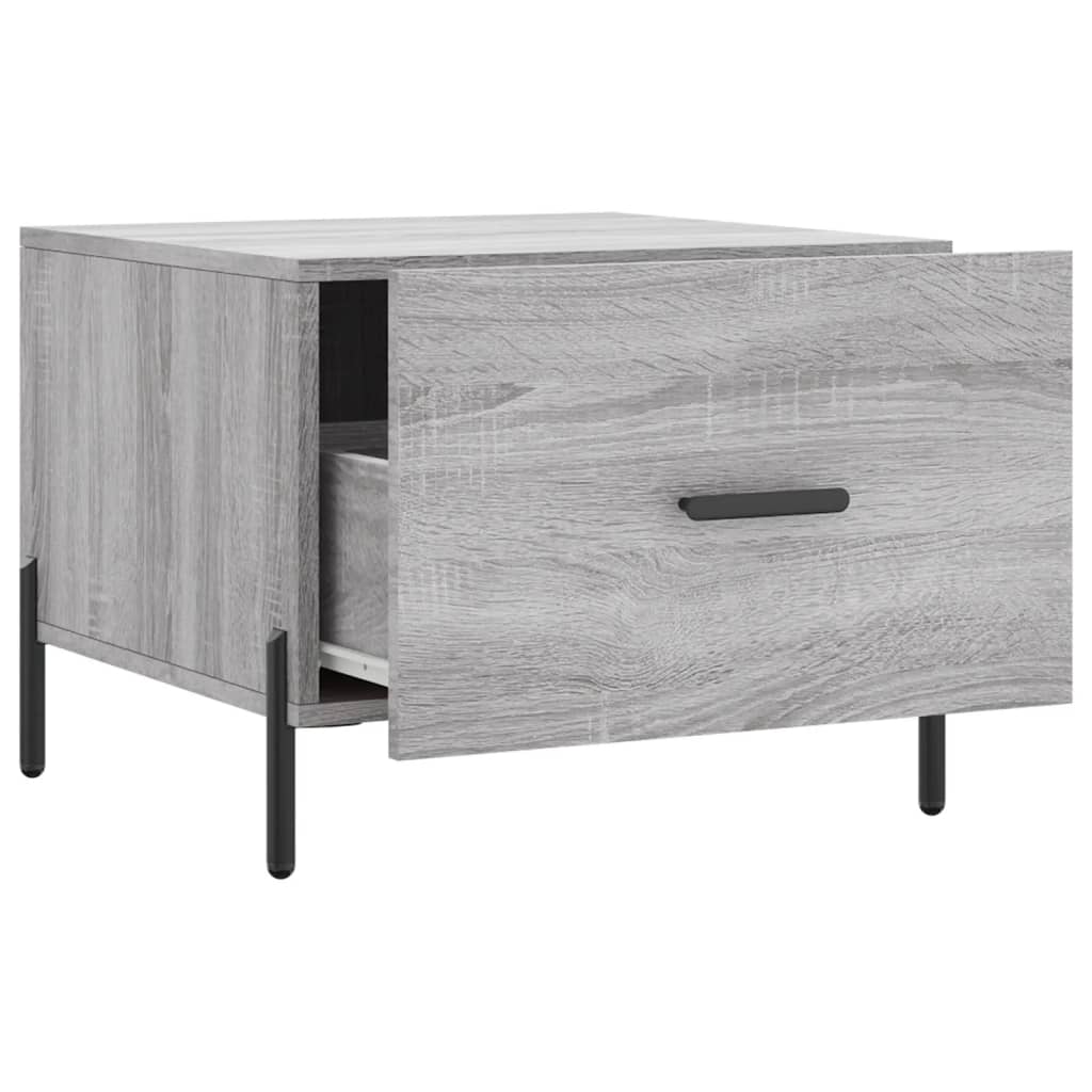 Tavolini Salotto 2pz Grigio Sonoma 50x50x40cm Legno Multistrato | homemem39