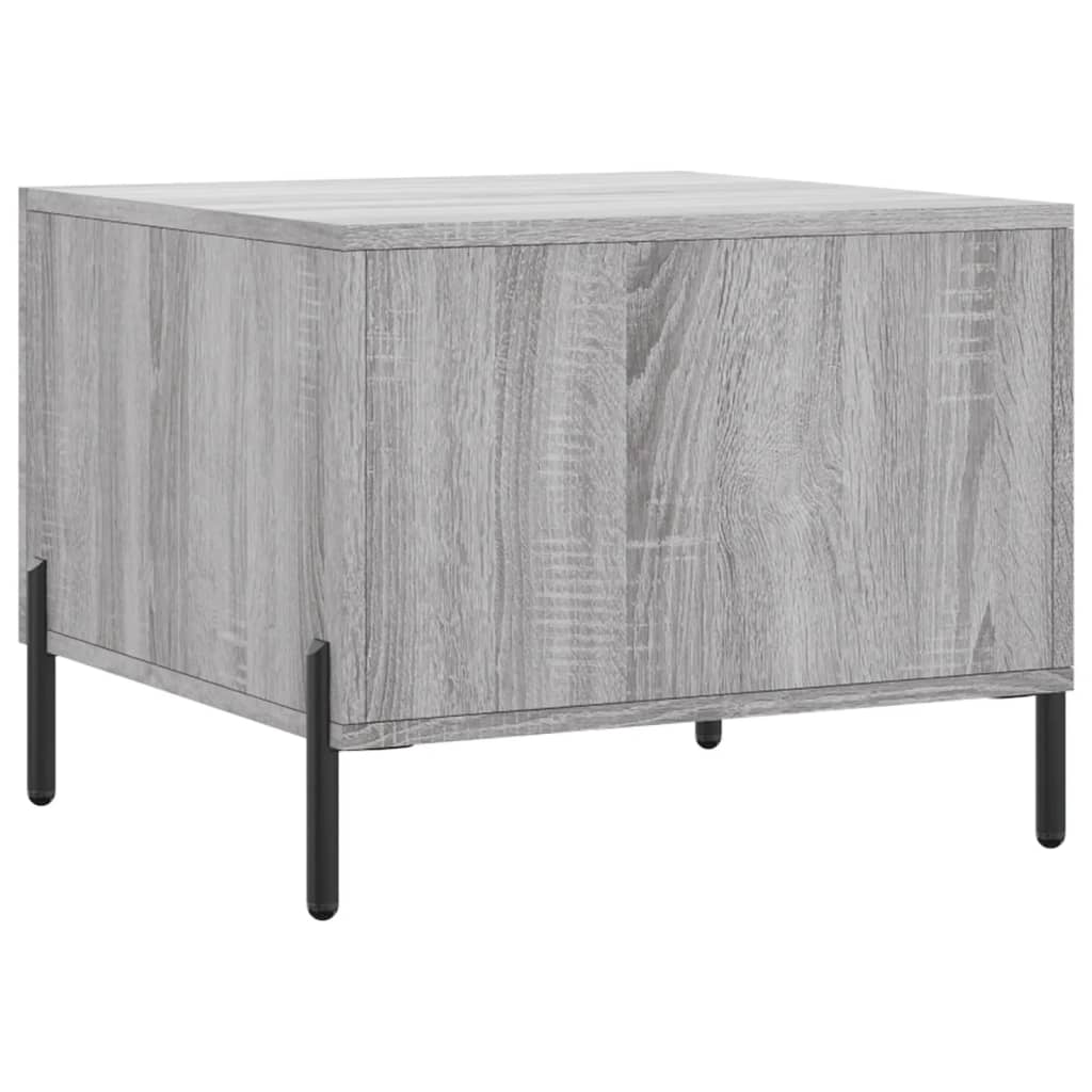 Tavolini Salotto 2pz Grigio Sonoma 50x50x40cm Legno Multistrato | homemem39