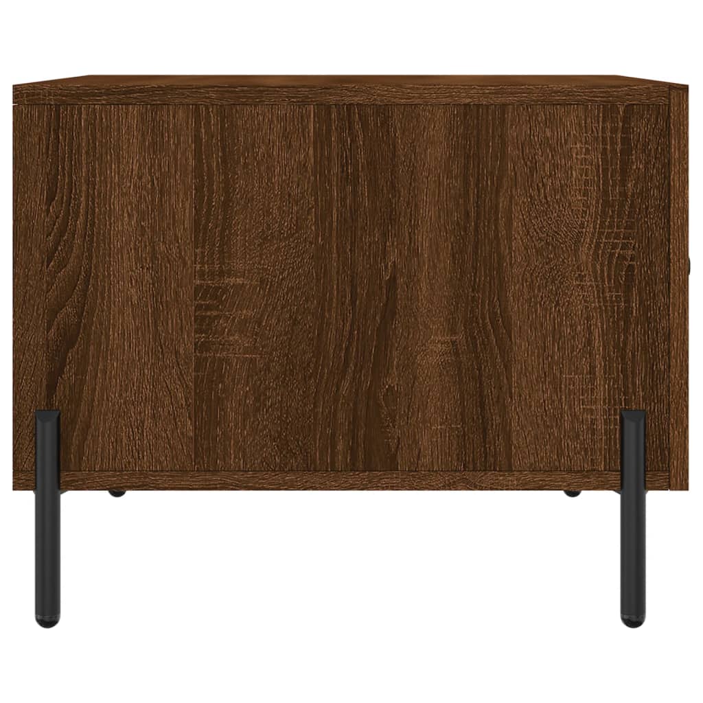 Tavolini Salotto 2 pz Rovere Marrone 50x50x40 Legno Multistrato | homemem39