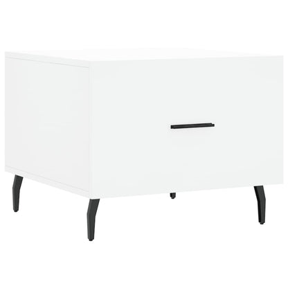 Tavolini da Salotto 2 pz Bianchi 50x50x40 cm Legno Multistrato | homemem39