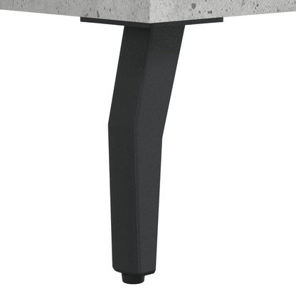 Tavolino Salotto Grigio Cemento 50x50x40 cm Legno Multistrato | homemem39