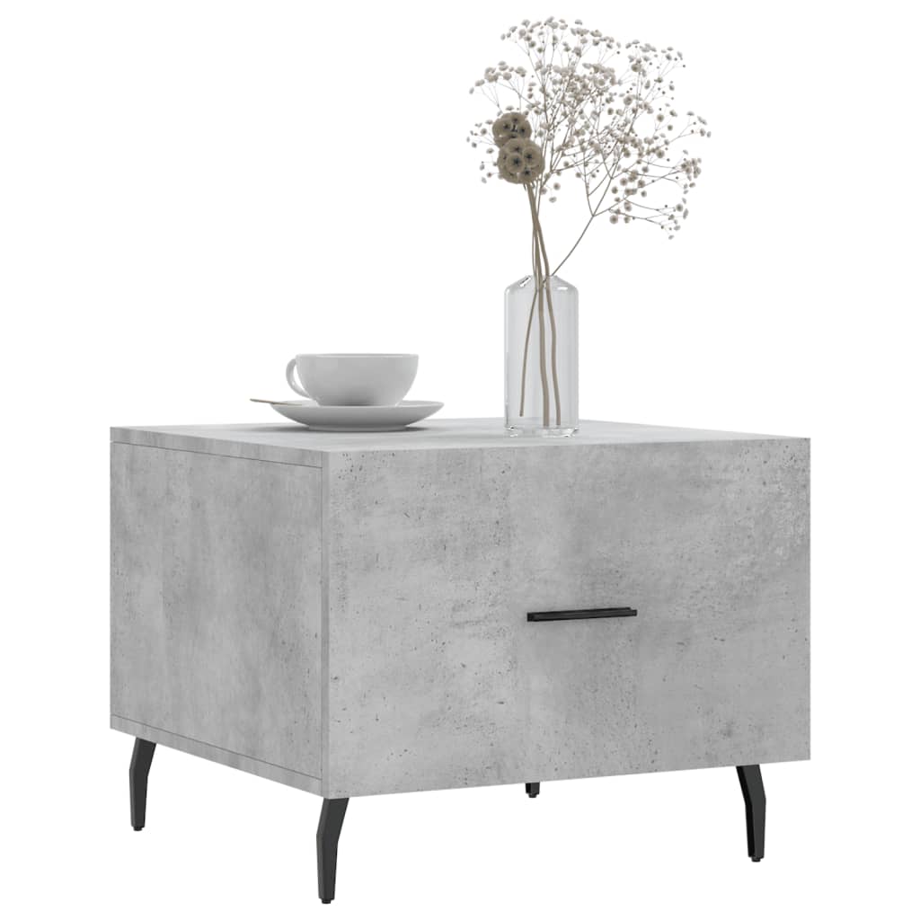 Tavolini Salotto 2pz Grigio Cemento 50x50x40 Legno Multistrato | homemem39