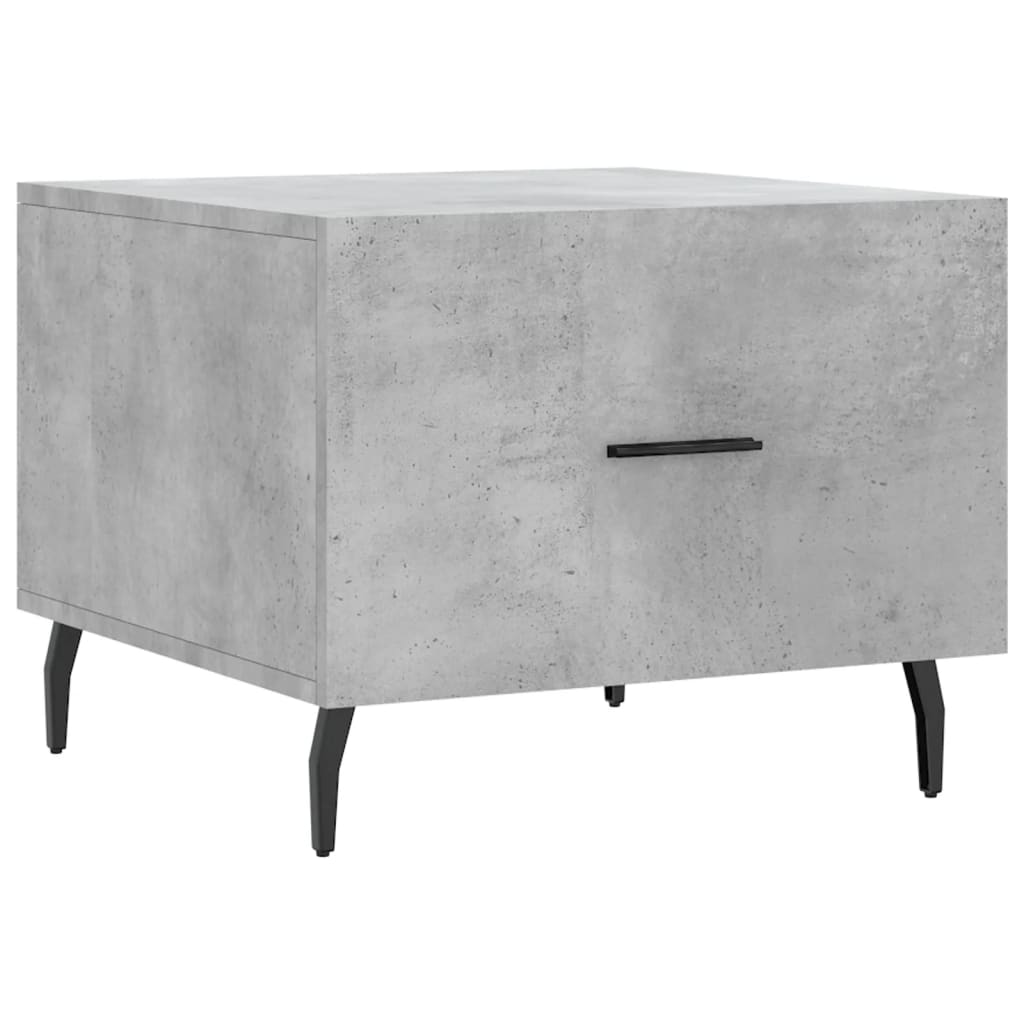 Tavolini Salotto 2pz Grigio Cemento 50x50x40 Legno Multistrato | homemem39