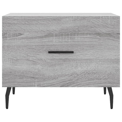 Tavolino da Salotto Grigio Sonoma 50x50x40 cm Legno Multistrato
