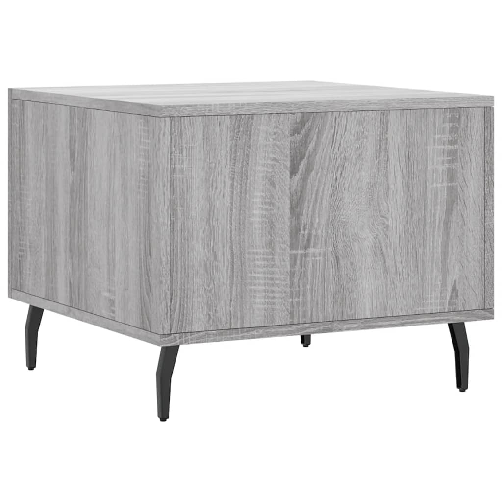 Tavolino da Salotto Grigio Sonoma 50x50x40 cm Legno Multistrato | homemem39