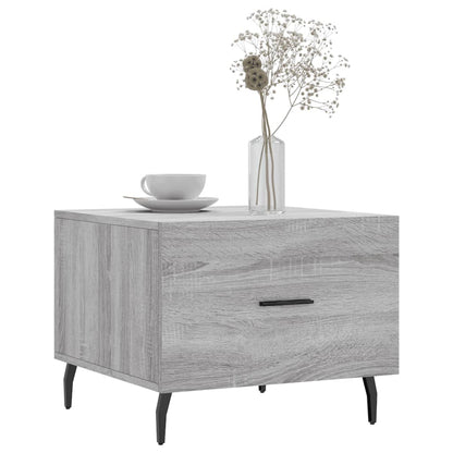 Tavolini Salotto 2pz Grigio Sonoma 50x50x40cm Legno Multistrato | homemem39