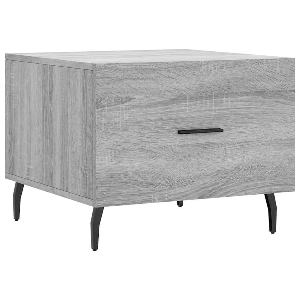 Tavolini Salotto 2pz Grigio Sonoma 50x50x40cm Legno Multistrato | homemem39