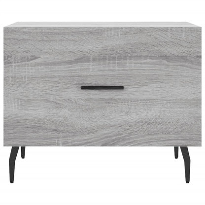 Tavolini Salotto 2pz Grigio Sonoma 50x50x40cm Legno Multistrato | homemem39