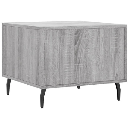 Tavolini Salotto 2pz Grigio Sonoma 50x50x40cm Legno Multistrato
