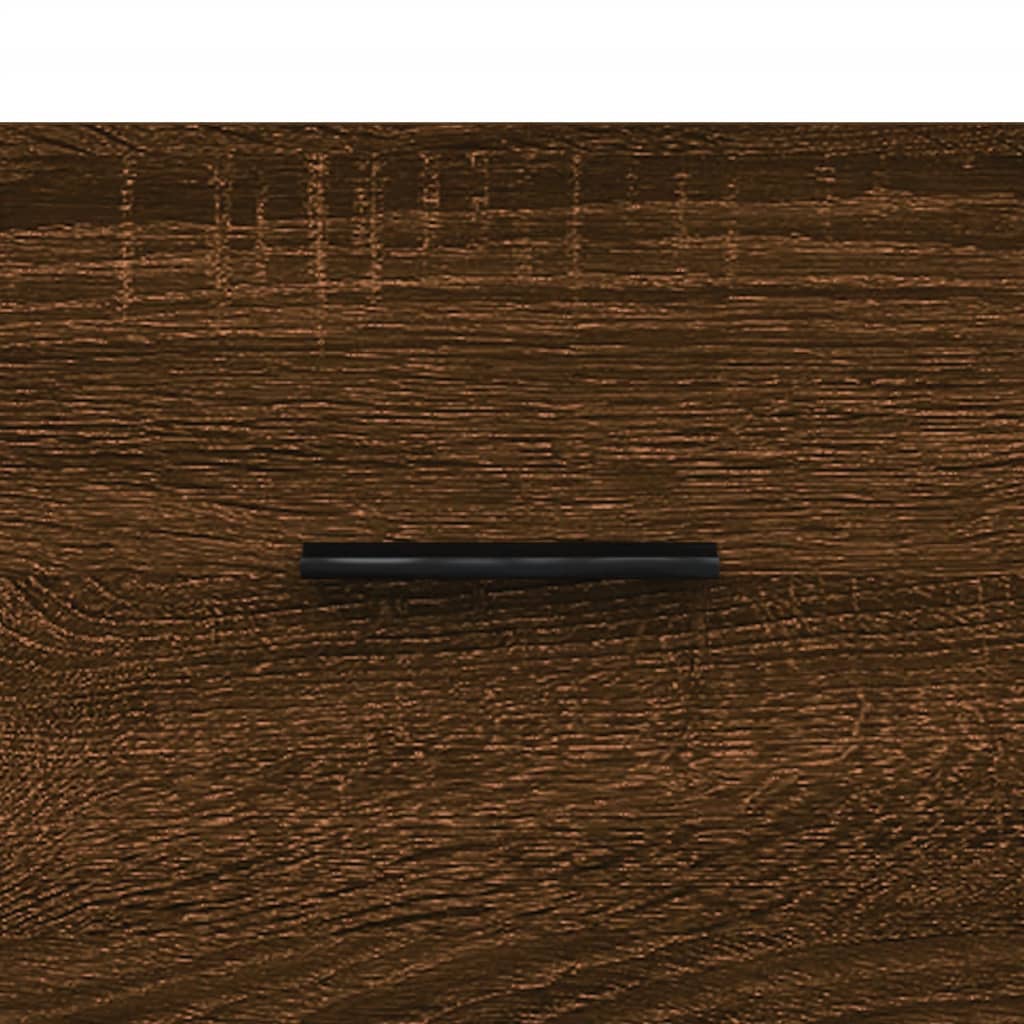Tavolino da Salotto Rovere Marrone 50x50x40cm Legno Multistrato | homemem39