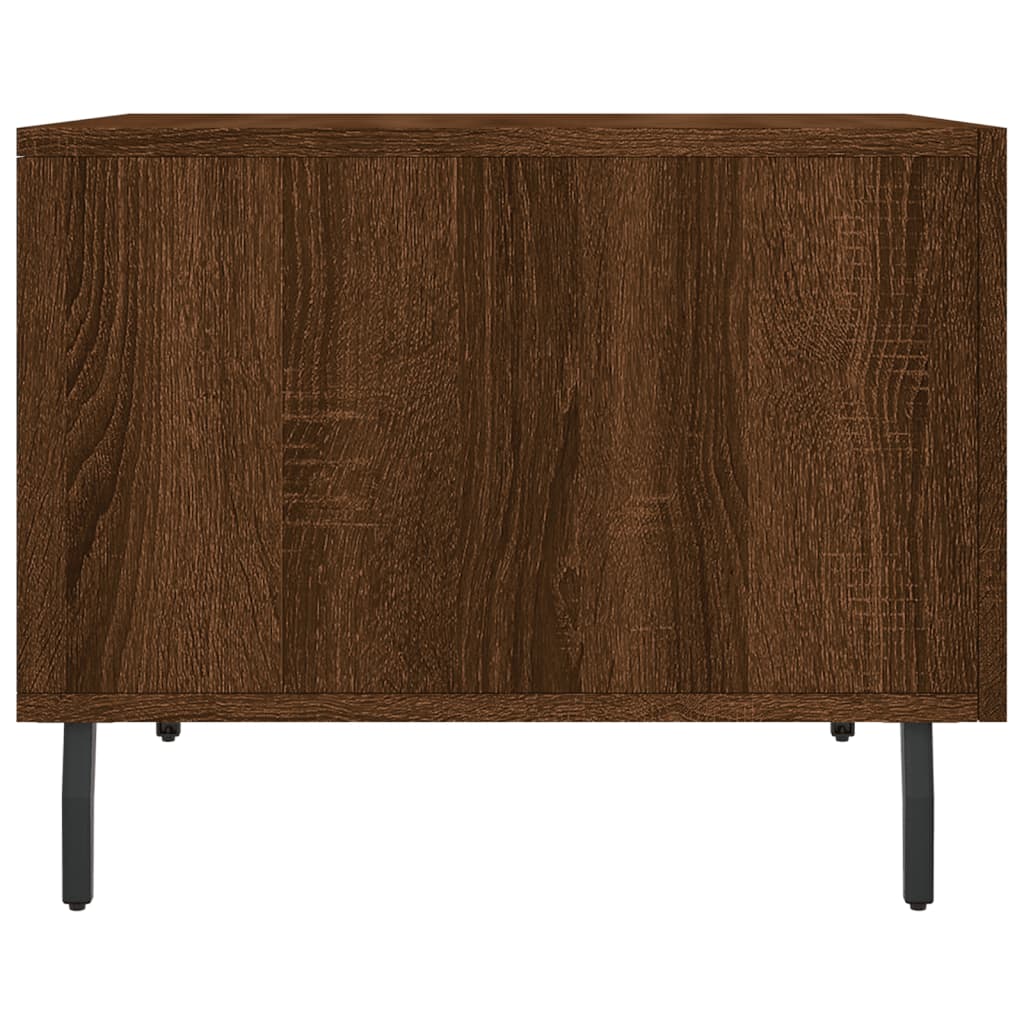 Tavolini Salotto 2 pz Rovere Marrone 50x50x40 Legno Multistrato | homemem39