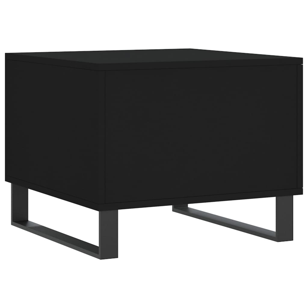 Tavolini da Salotto 2 pz Neri 50x50x40 cm in Legno Multistrato | homemem39
