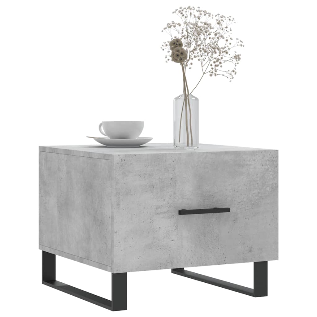 Tavolini Salotto 2pz Grigio Cemento 50x50x40 Legno Multistrato | homemem39