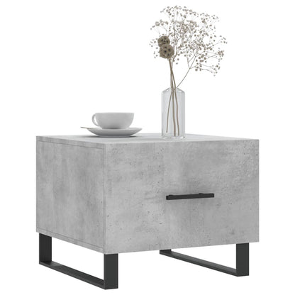 Tavolini Salotto 2pz Grigio Cemento 50x50x40 Legno Multistrato | homemem39