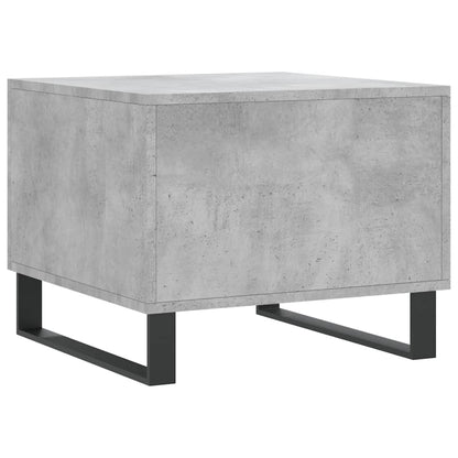 Tavolini Salotto 2pz Grigio Cemento 50x50x40 Legno Multistrato