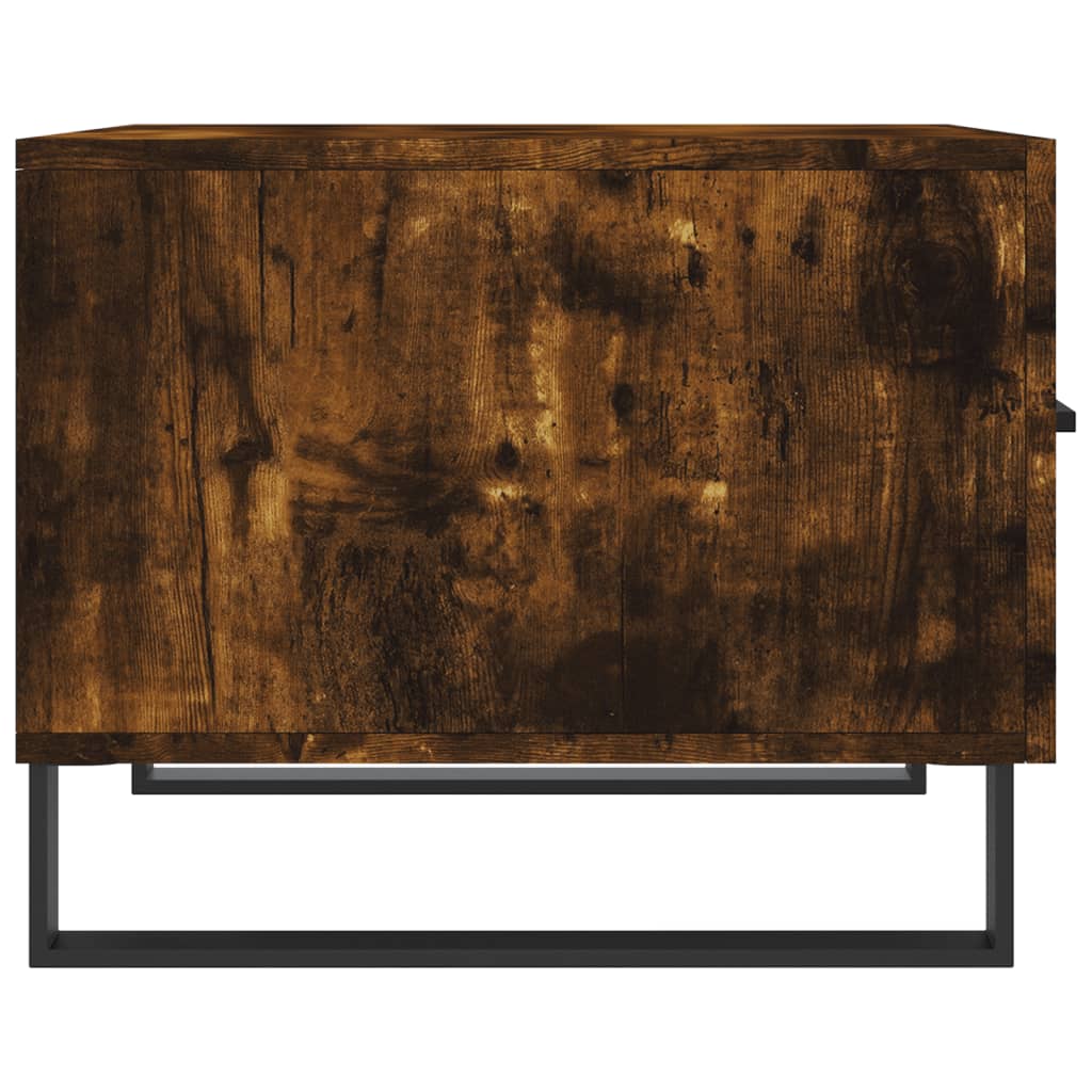 Tavolini Salotto 2 pz Rovere Fumo 50x50x40cm Legno Multistrato | homemem39