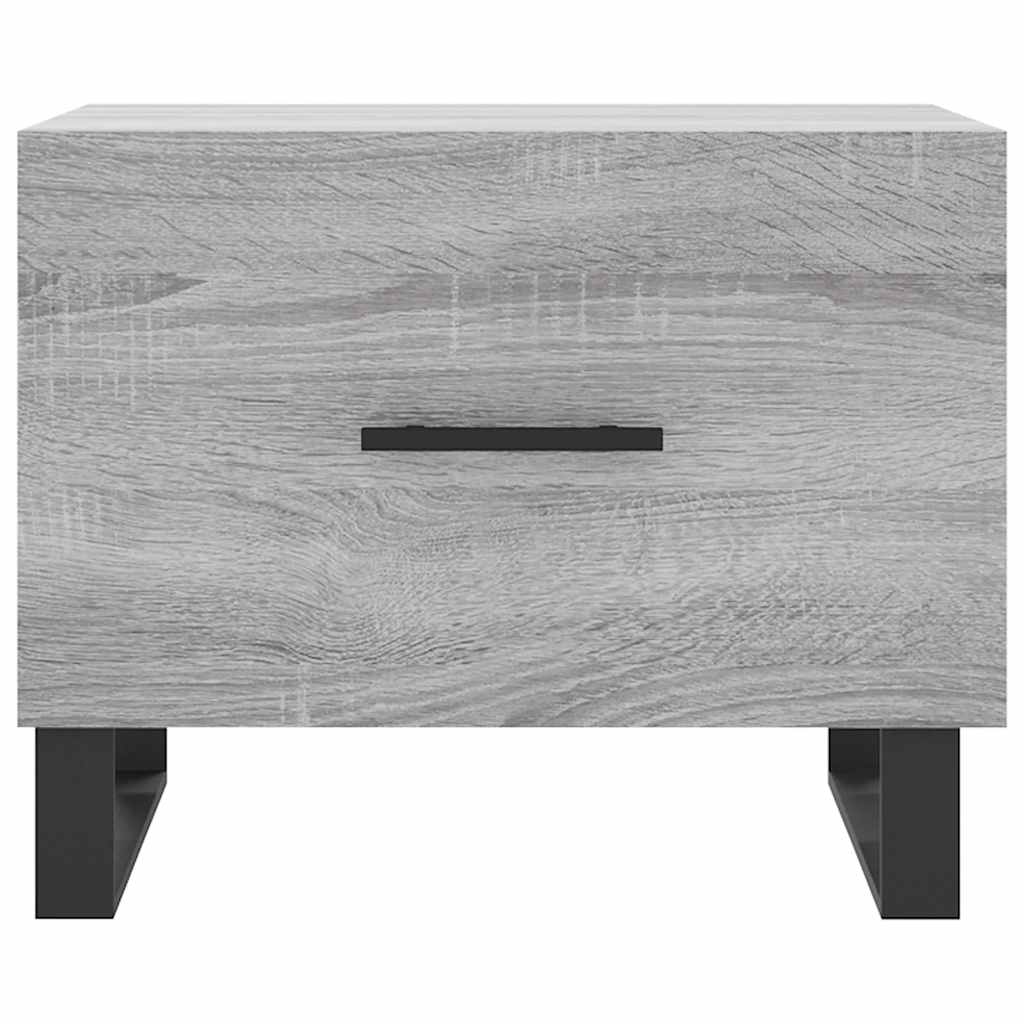 Tavolino da Salotto Grigio Sonoma 50x50x40 cm Legno Multistrato | homemem39