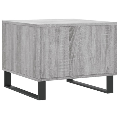 Tavolini Salotto 2pz Grigio Sonoma 50x50x40cm Legno Multistrato
