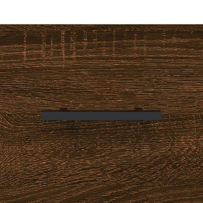 Tavolino da Salotto Rovere Marrone 50x50x40cm Legno Multistrato | homemem39