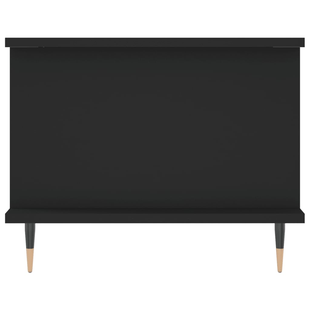 Tavolino da Salotto Nero 90x50x40 cm in Legno Multistrato | homemem39