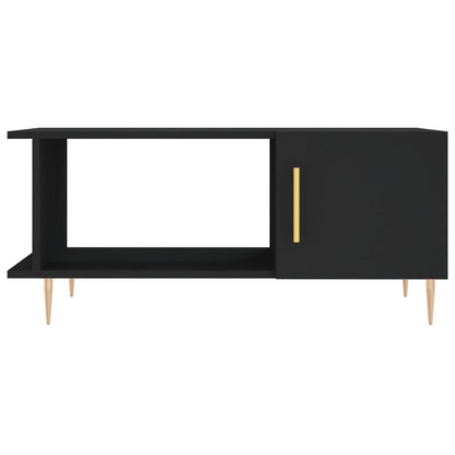 Tavolino da Salotto Nero 90x50x40 cm in Legno Multistrato | homemem39
