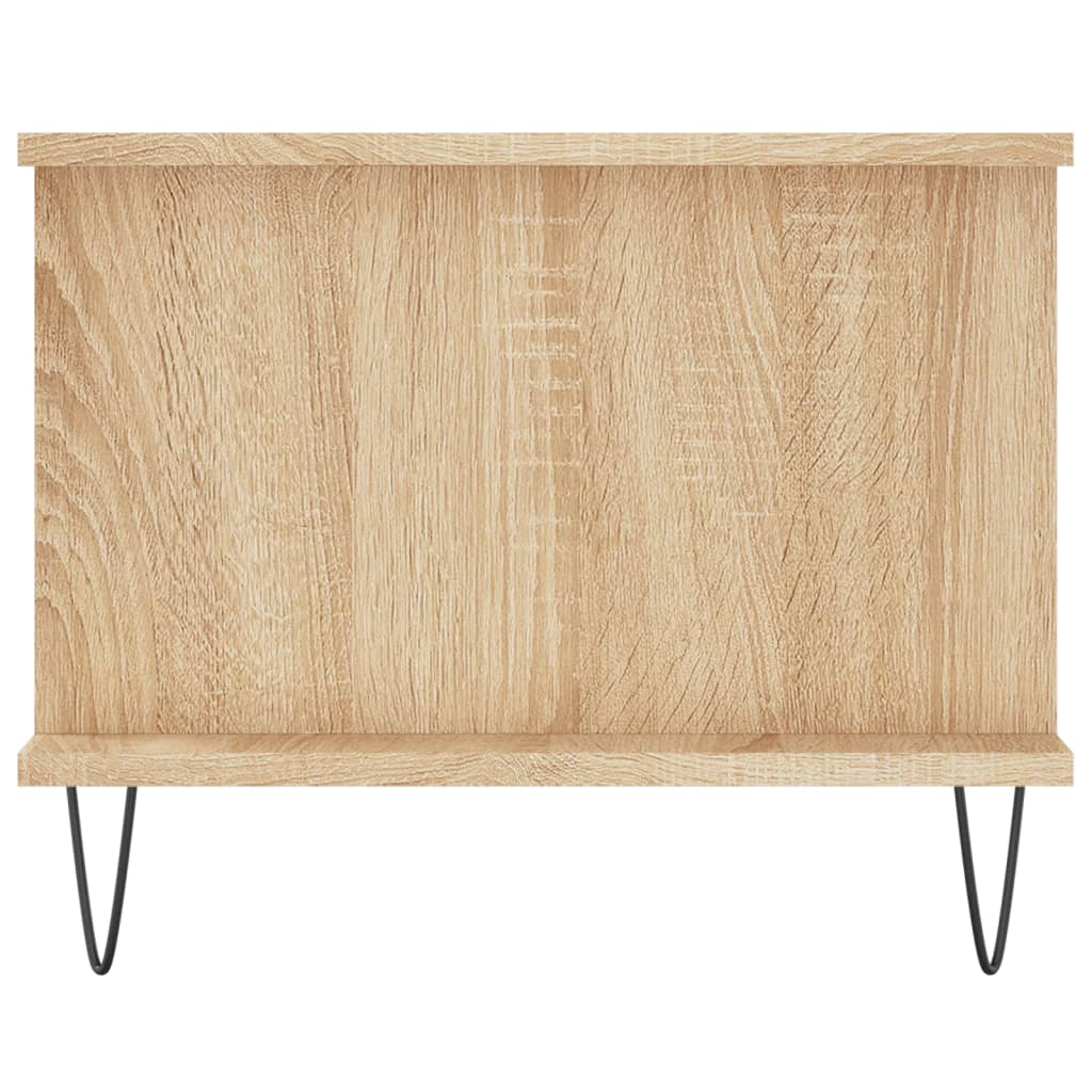 Tavolino da Salotto Rovere Sonoma 90x50x40 cm Legno Multistrato