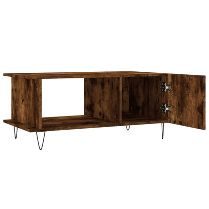 Tavolino da Salotto Rovere Fumo 90x50x40cm in Legno Multistrato | homemem39