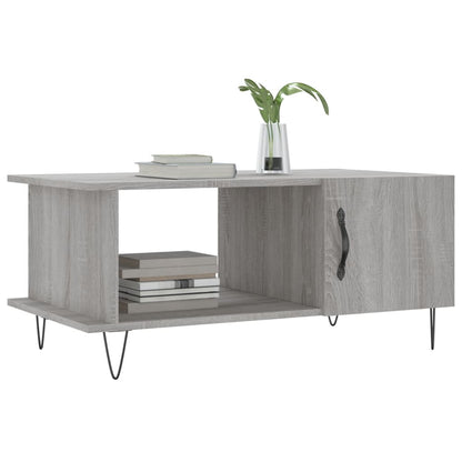 Tavolino da Salotto Grigio Sonoma 90x50x40 cm Legno Multistrato | homemem39