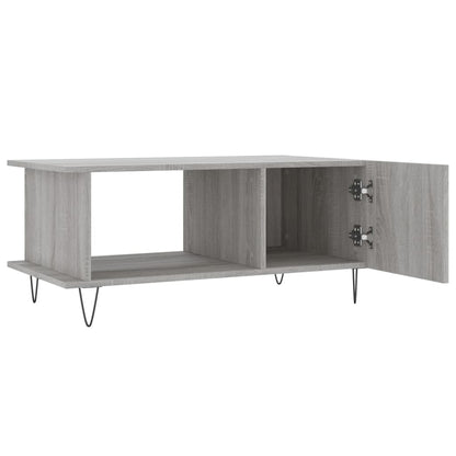 Tavolino da Salotto Grigio Sonoma 90x50x40 cm Legno Multistrato | homemem39
