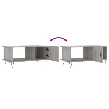 Tavolino da Salotto Grigio Sonoma 90x50x40 cm Legno Multistrato | homemem39