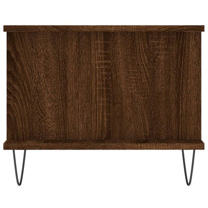 Tavolino da Salotto Rovere Marrone 90x50x40cm Legno Multistrato | homemem39