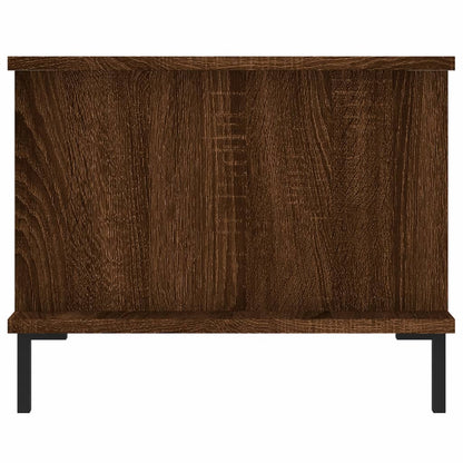 Tavolino da Salotto Rovere Marrone 90x50x40cm Legno Multistrato | homemem39