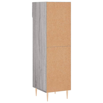 Scarpiera Grigio Sonoma 30x35x105 cm in Legno Multistrato - homemem39