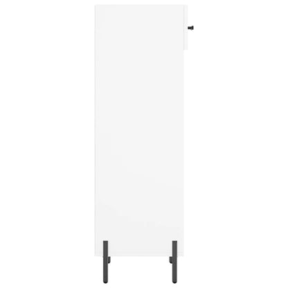 Scarpiera Bianca 30x35x105 cm in Legno Multistrato - homemem39
