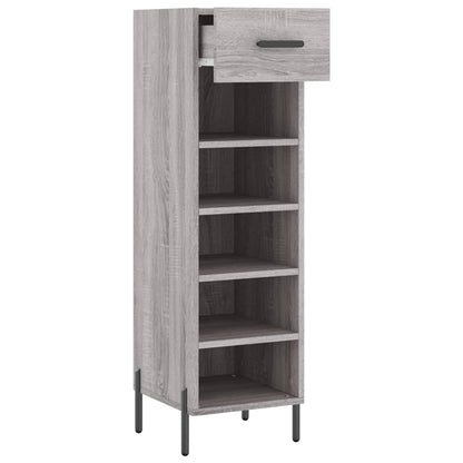 Scarpiera Grigio Sonoma 30x35x105 cm in Legno Multistrato - homemem39