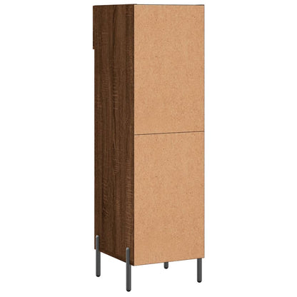 Scarpiera Rovere Marrone 30x35x105 cm in Legno Multistrato - homemem39
