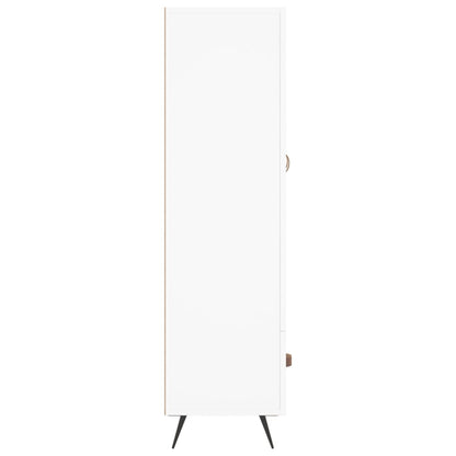 Credenza Bianca 69,5x31x115 cm in Legno Multistrato - homemem39