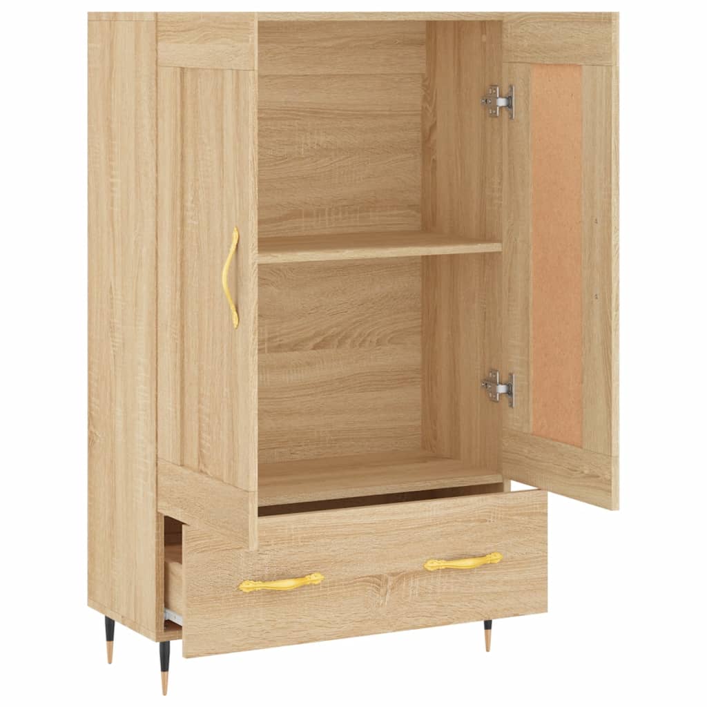 Credenza Rovere Sonoma 69,5x31x115 cm in Legno Multistrato | homemem39