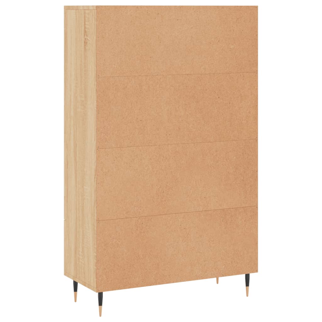 Credenza Rovere Sonoma 69,5x31x115 cm in Legno Multistrato | homemem39