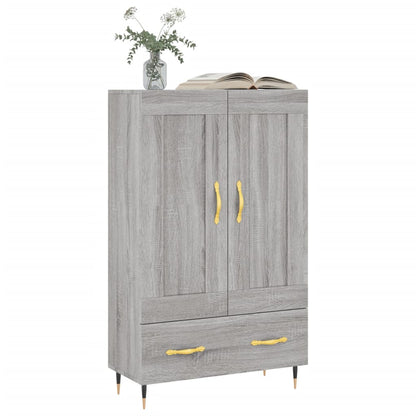 Credenza Grigio Sonoma 69,5x31x115 cm in Legno Multistrato - homemem39