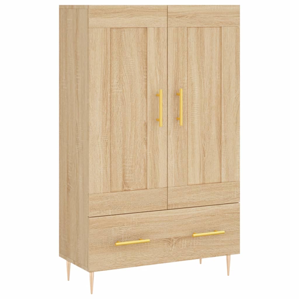Credenza Rovere Sonoma 69,5x31x115 cm in Legno Multistrato